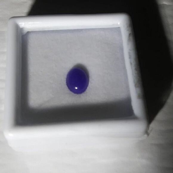 AAA rated Blue Jade Gem Stone New Premium Oval Cabachon 1.73 ctw - Picture 4 of 9